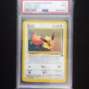 2000 POKEMON PROMO BLACK STAR #11 EEVEE-HOLO PROMO-POKEMON LEAGUE (PSA 9) (PSA 9) – 48544651