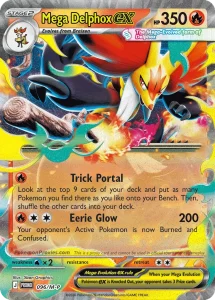 Mega Delphox ex - Pitch Black 008/084 (Holo)