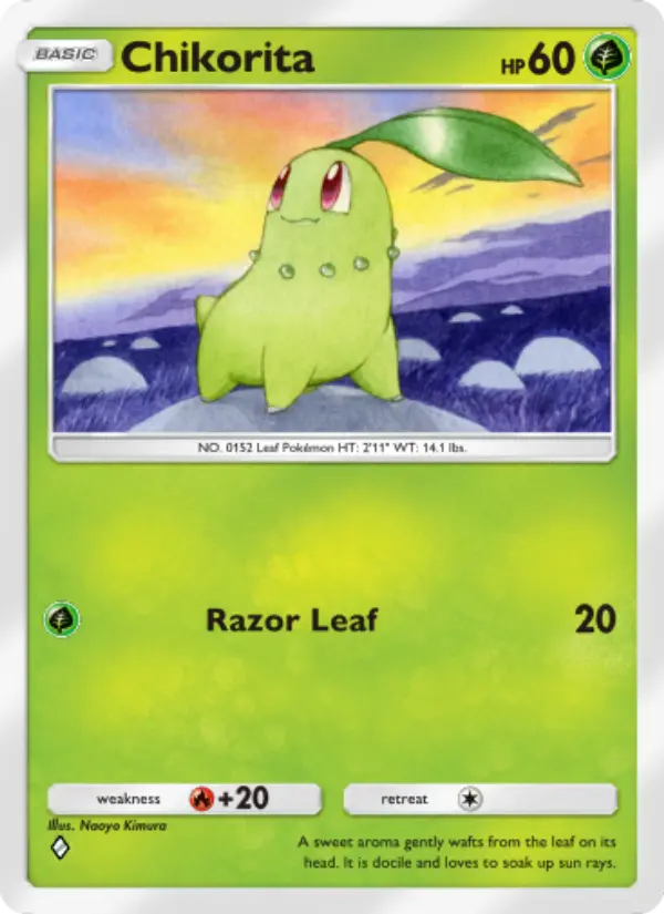Chikorita - Wisdom of Sea and Sky 008/161