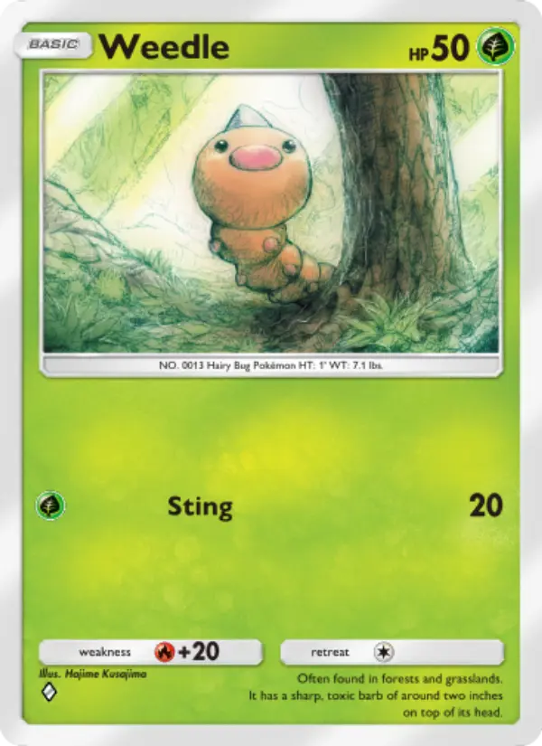 Weedle - Genetic Apex 008/226