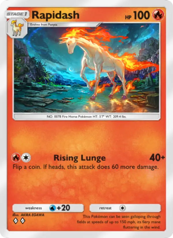 Rapidash - Mythical Island 011/068