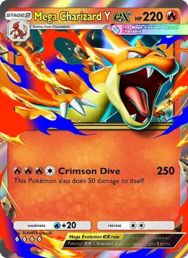 Mega Charizard Y ex - Crimson Blaze 014/069