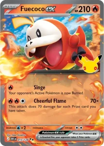 Fuecoco ex - 30th Celebration 015/128 (Double Rare)