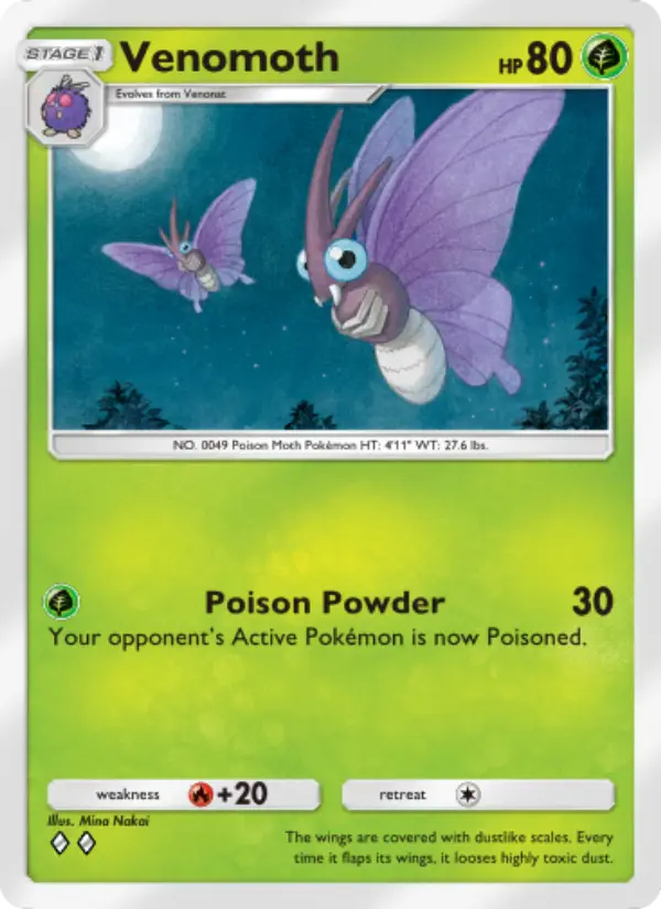 Venomoth - Genetic Apex 017/226