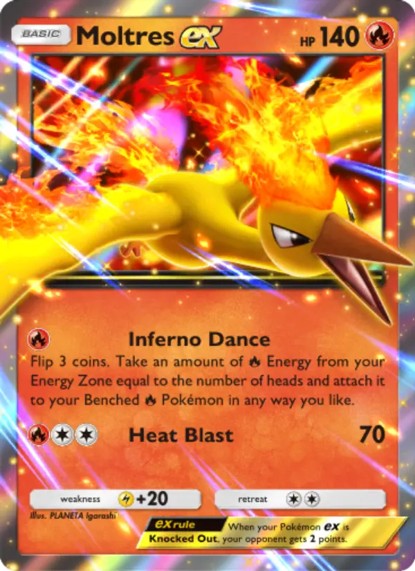 Moltres ex - Promos-A 025/100