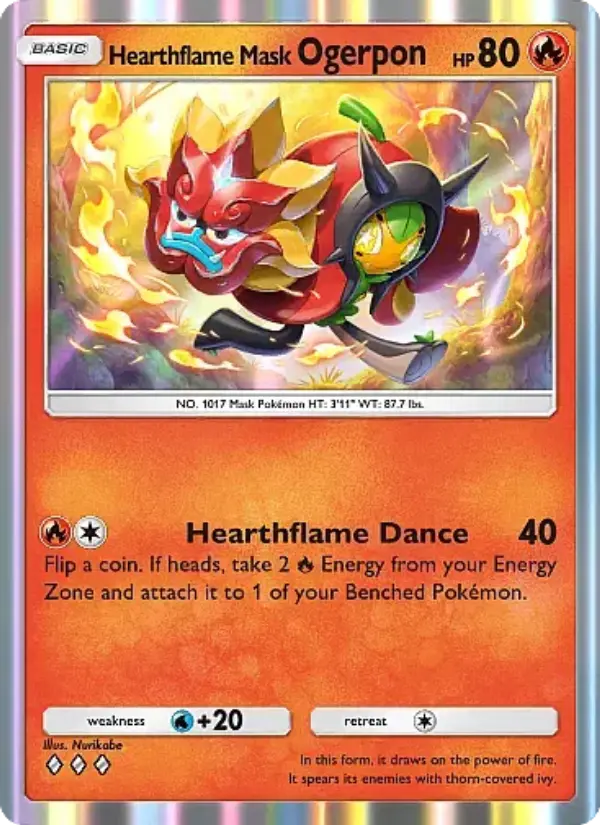 Hearthflame Mask Ogerpon - Fantastical Parade 027/155