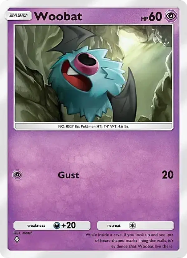 Woobat - Eevee Grove 029/069