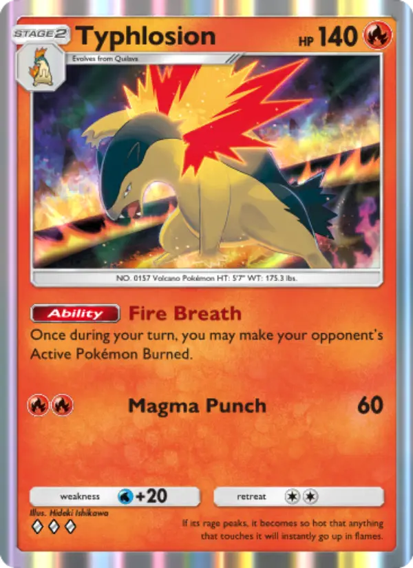 Typhlosion - Wisdom of Sea and Sky 029/161
