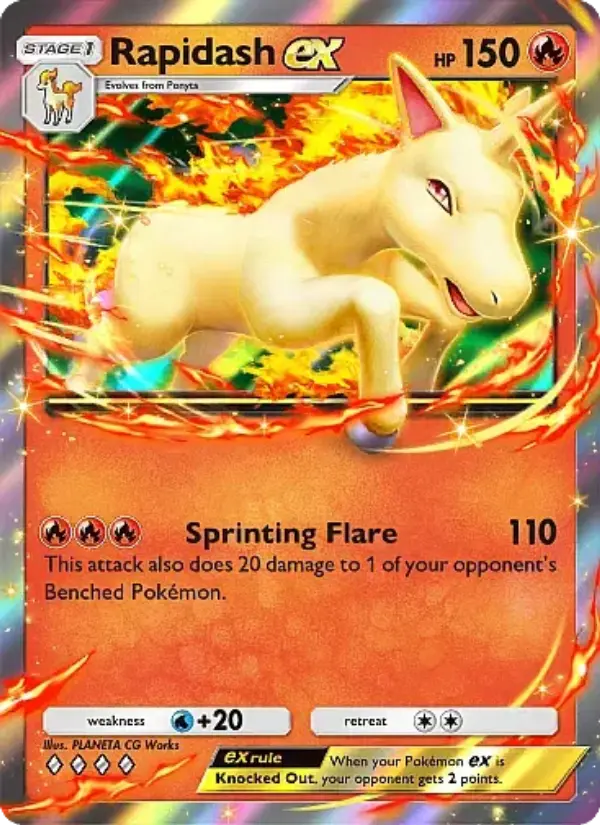 Rapidash ex - Mega Rising 031/226