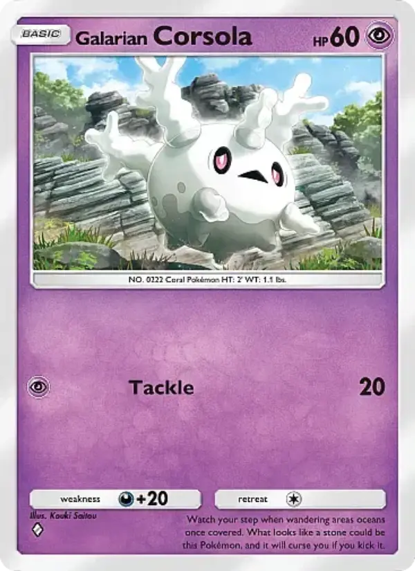 Galarian Corsola - Secluded Springs 034/071
