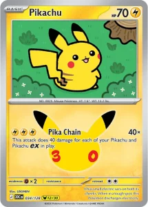 Pikachu - 30th Celebration 034/128 (Holo)