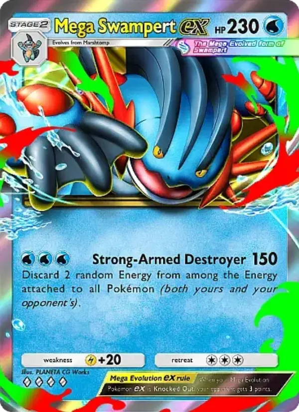 Mega Swampert ex - Fantastical Parade 036/155