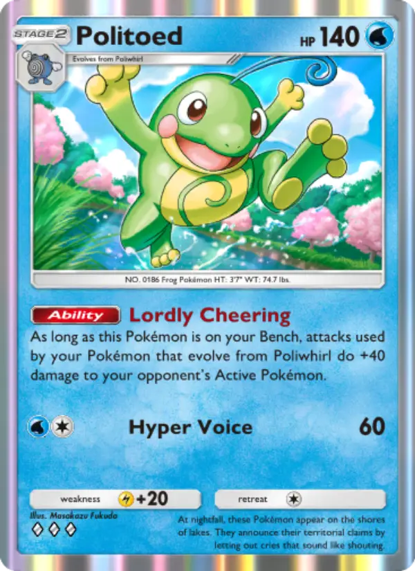Politoed - Wisdom of Sea and Sky 040/161