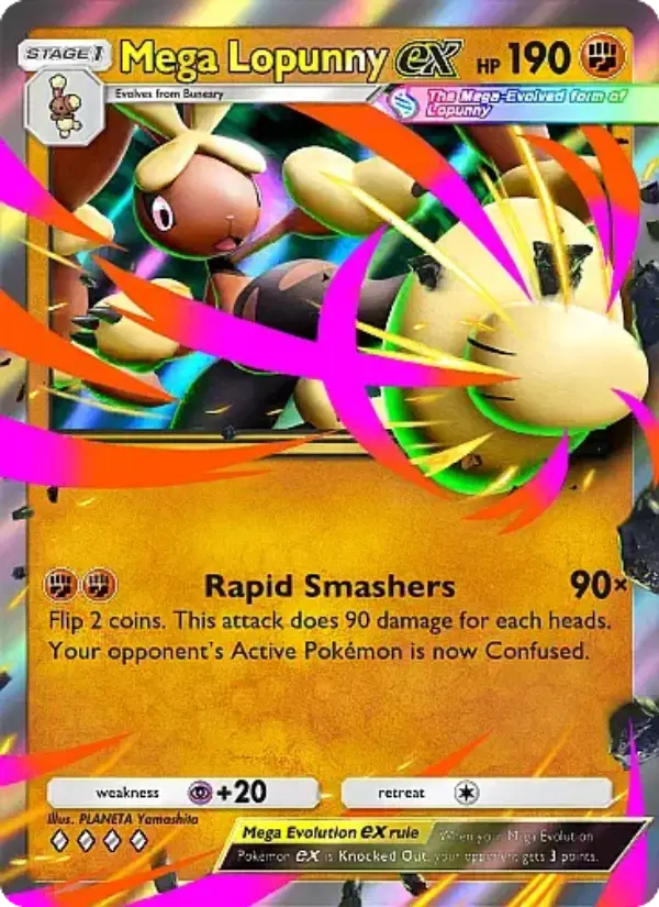 Mega Lopunny ex - Crimson Blaze 042/069
