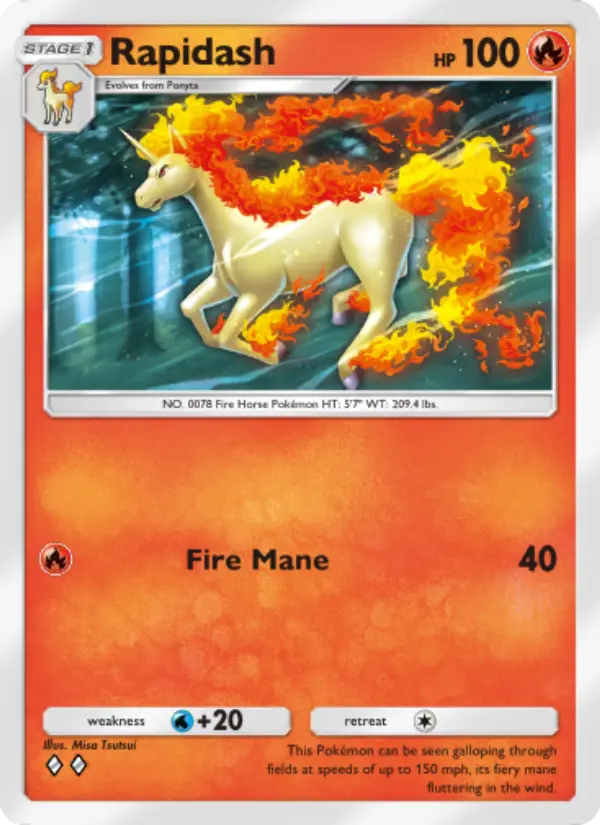 Rapidash - Genetic Apex 043/226