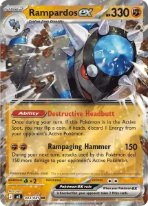 Rampardos ex - Pitch Black 045/084 (Holo)
