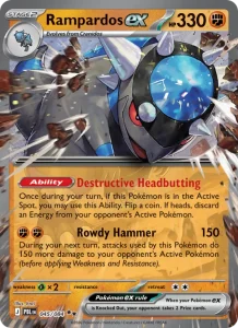 Rampardos ex - Pitch Black 045/084 (Double Rare)