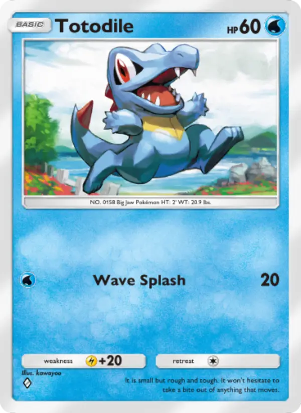 Totodile - Wisdom of Sea and Sky 046/161