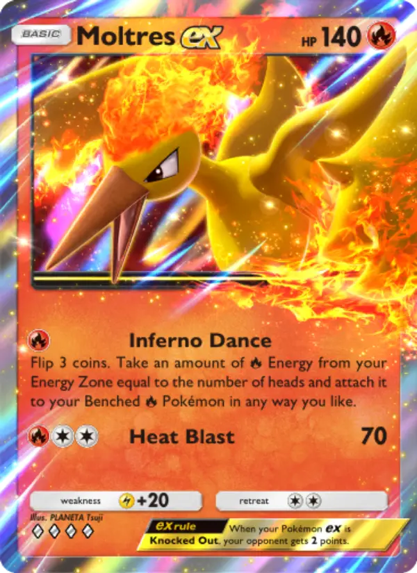 Moltres ex - Genetic Apex 047/226