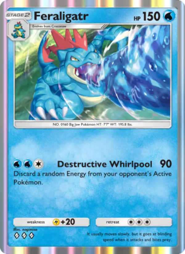 Feraligatr - Wisdom of Sea and Sky 048/161