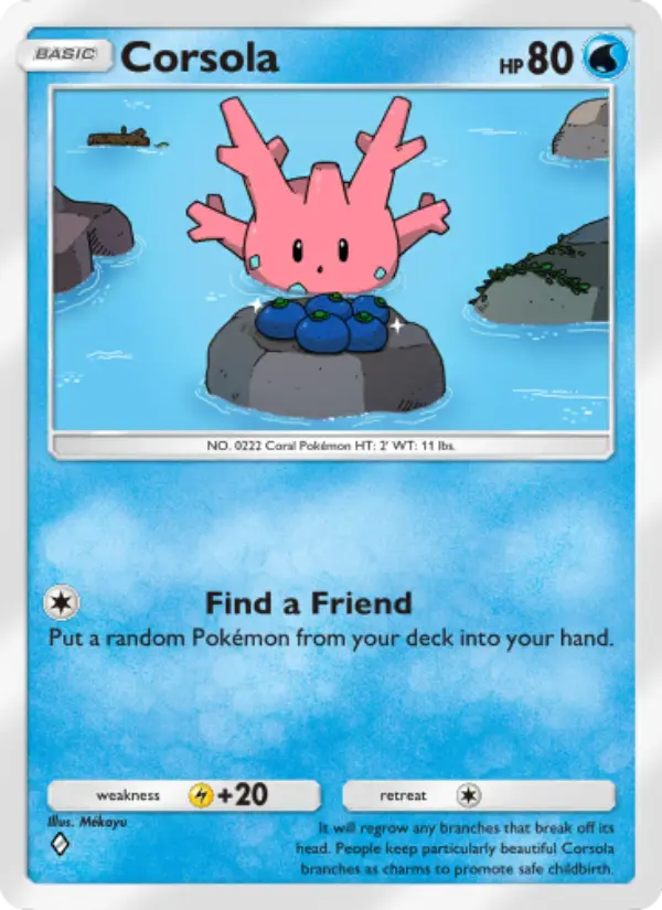 Corsola - Wisdom of Sea and Sky 054/161