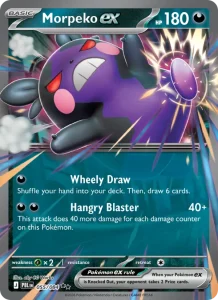 Morpeko ex - Pitch Black 055/084 (Double Rare)