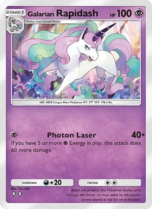 Galarian Rapidash - Fantastical Parade 059/155