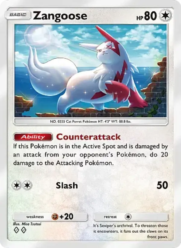 Zangoose - Secluded Springs 065/071