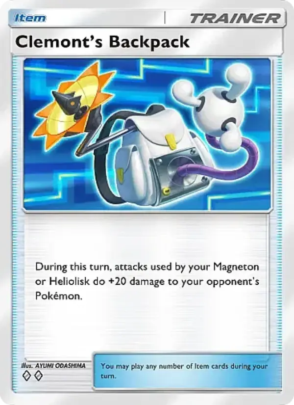 Clemont's Backpack - Crimson Blaze 066/069
