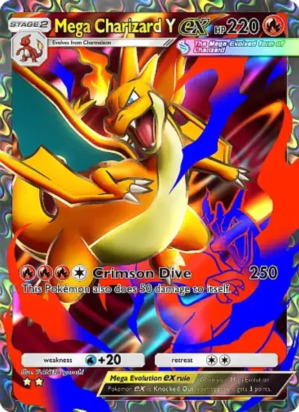 Mega Charizard Y ex - Crimson Blaze 077/069