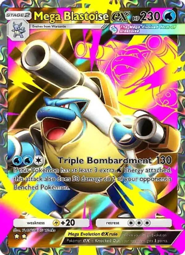 Mega Blastoise ex - Crimson Blaze 078/069