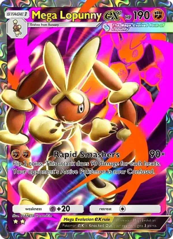 Mega Lopunny ex - Crimson Blaze 079/069