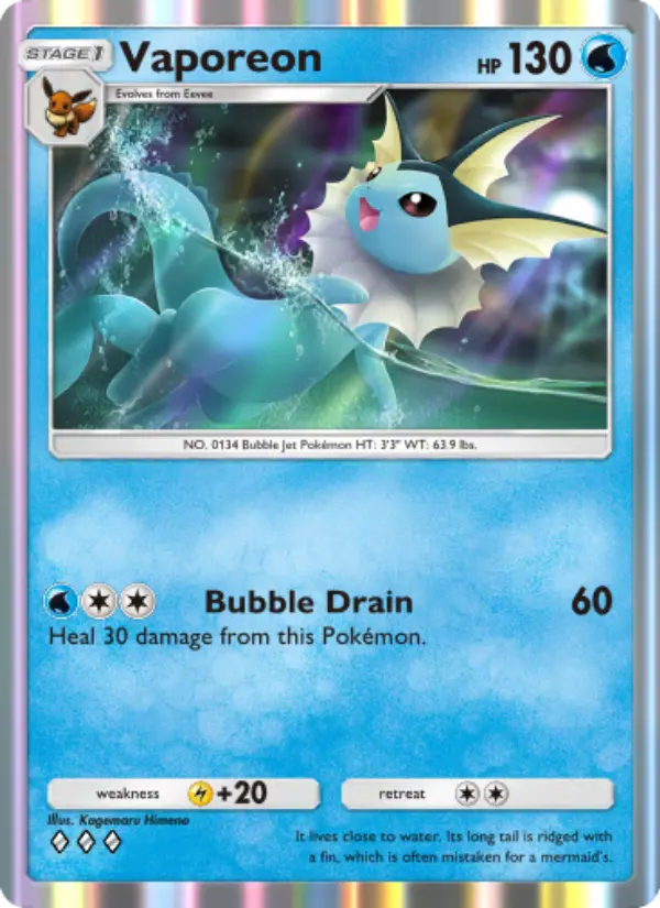 Vaporeon - Genetic Apex 080/226