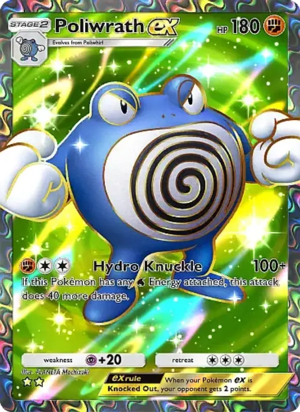 Poliwrath ex - Secluded Springs 082/071