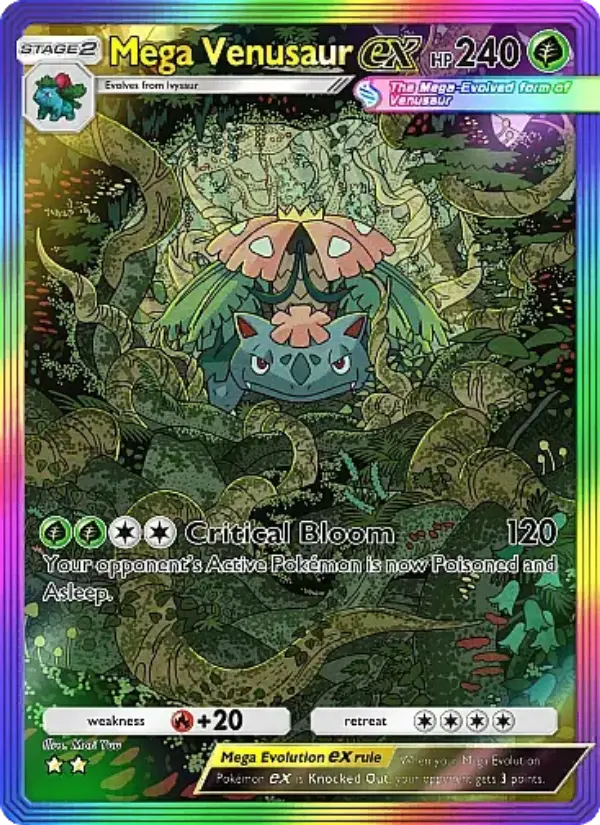 Mega Venusaur ex - Crimson Blaze 083/069