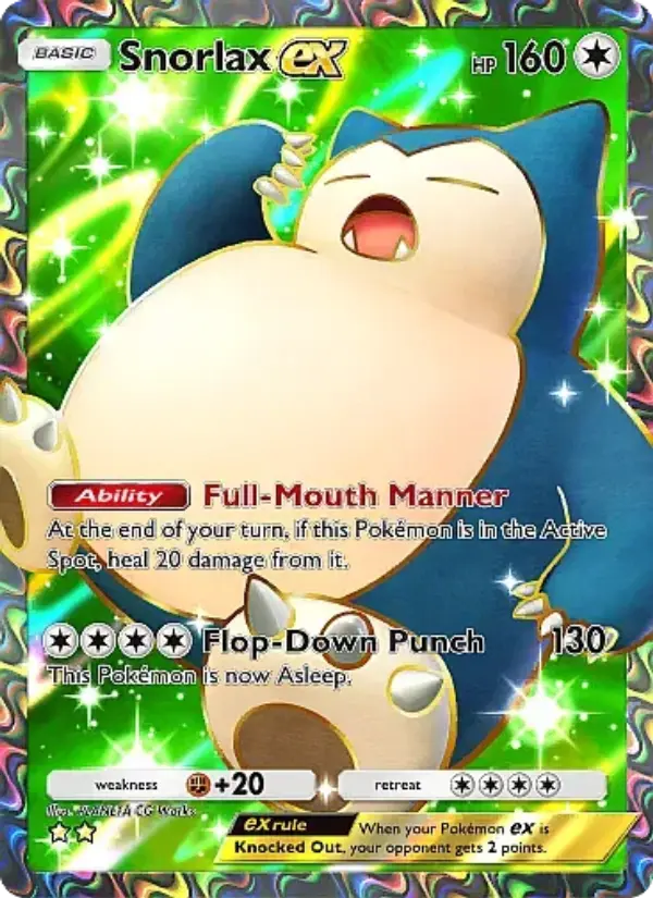 Snorlax ex - Eevee Grove 084/069