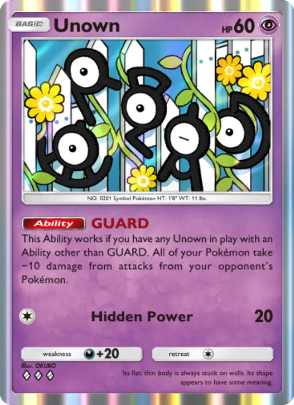 Unown - Wisdom of Sea and Sky 084/161