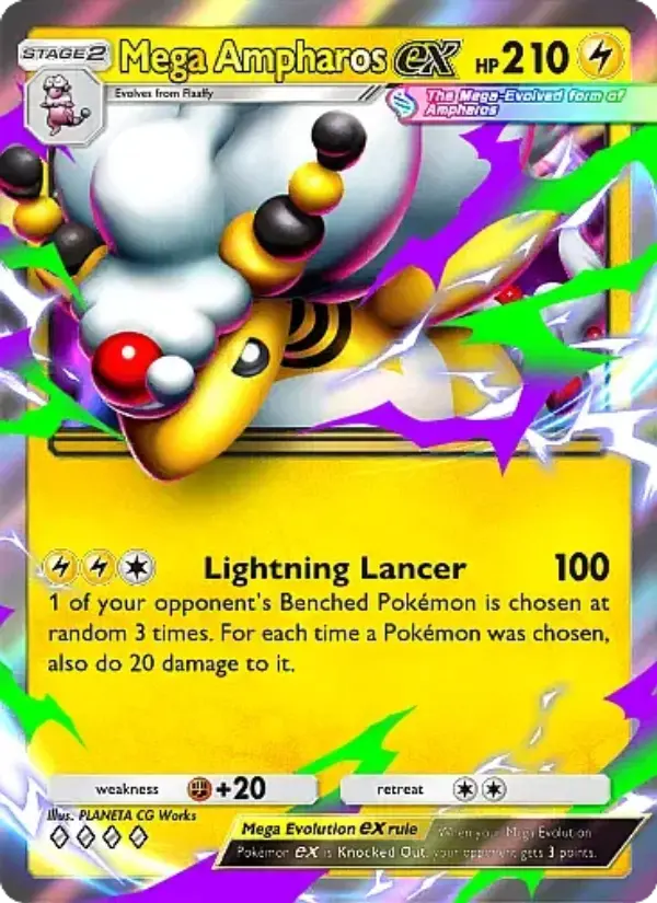 Mega Ampharos ex - Mega Rising 085/226