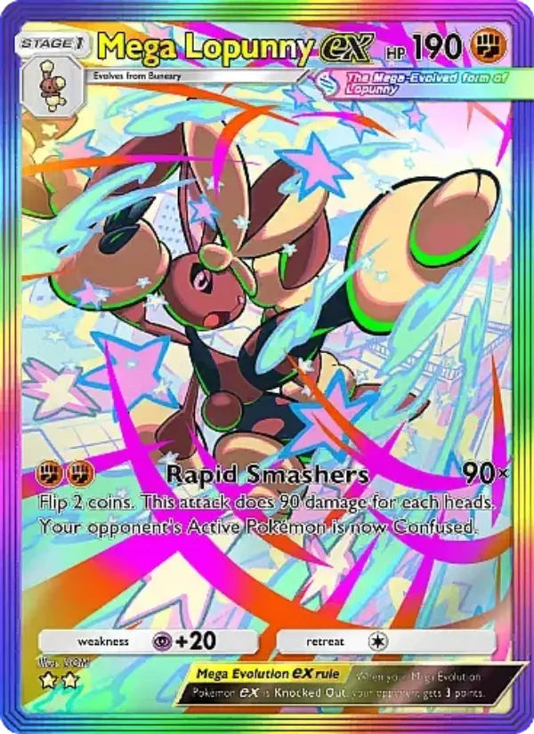 Mega Lopunny ex - Crimson Blaze 085/069