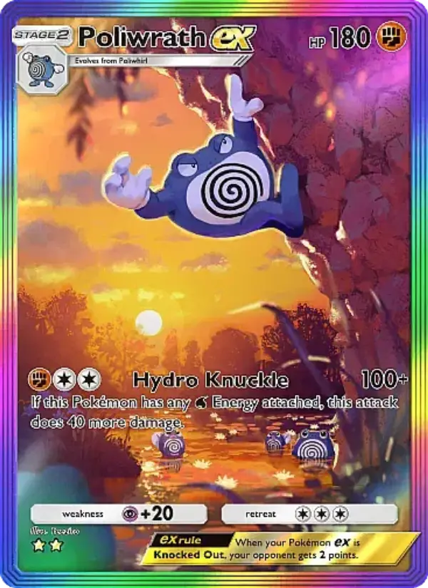 Poliwrath ex - Secluded Springs 089/071