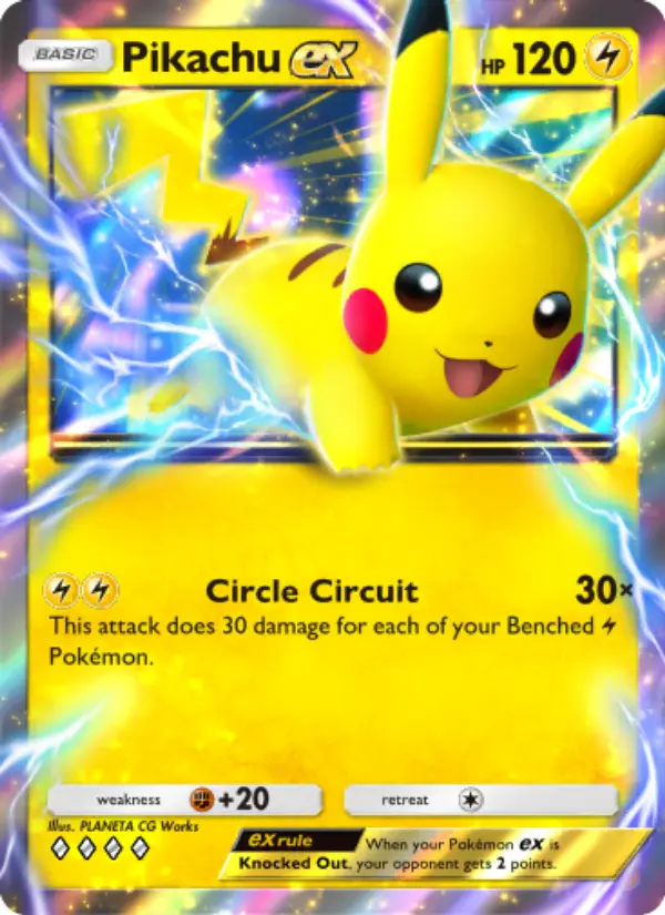 Pikachu ex - Genetic Apex 096/226