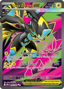 Mega Zeraora ex - Pitch Black 098/084 (Ultra Rare)
