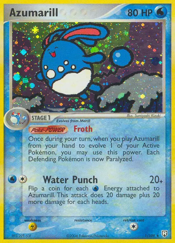 Azumarill - Team Rocket Returns 001/109 (Reverse Holo)