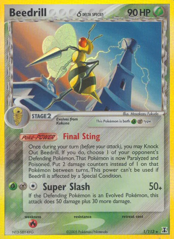 Beedrill δ - Delta Species 001/113 (Holo)