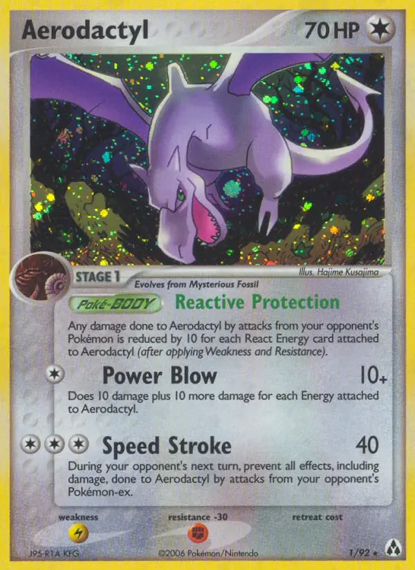 Aerodactyl - Legend Maker 001/092 (Reverse Holo)