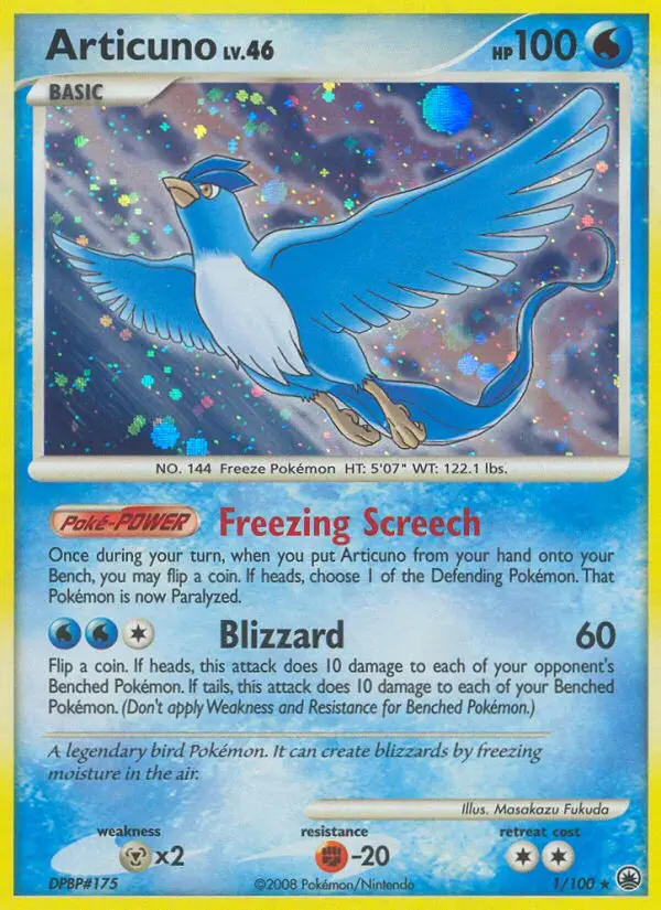Articuno - Majestic Dawn 001/100 (Holo)