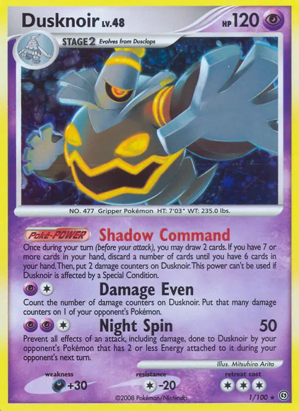 Dusknoir - Stormfront 001/100 (Reverse Holo)