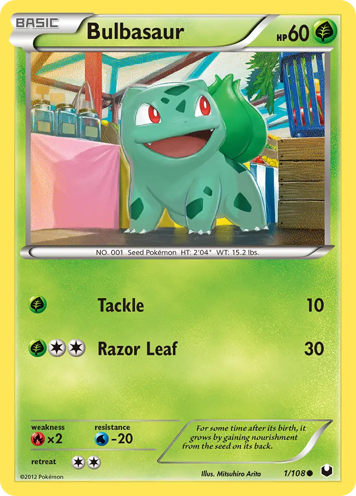 Bulbasaur - Dark Explorers 001/108 (Regular)