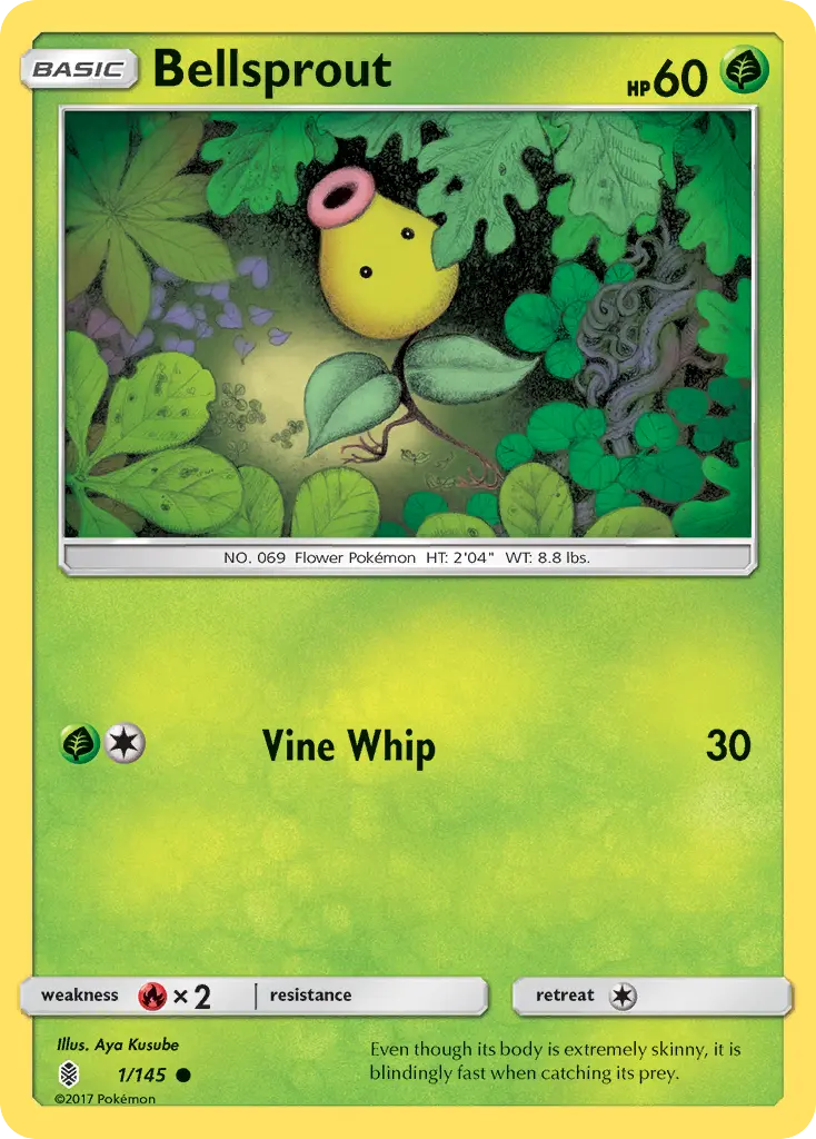 Bellsprout - Guardians Rising 001/145 (Reverse Holo)