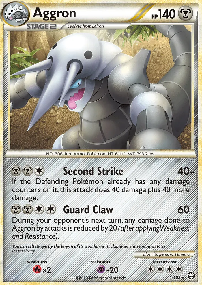 Aggron - Triumphant 001/102